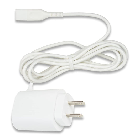 Braun Replacement Charger for Silk-épil Epilator Type 492-5214 – Compatible with Braun Silk-épil 9, 7, 5 Series (9-720, 9-300, 9-890, 9-880, 5-810, 5-620) and FaceSpa Pro (910, 911, 921) - White