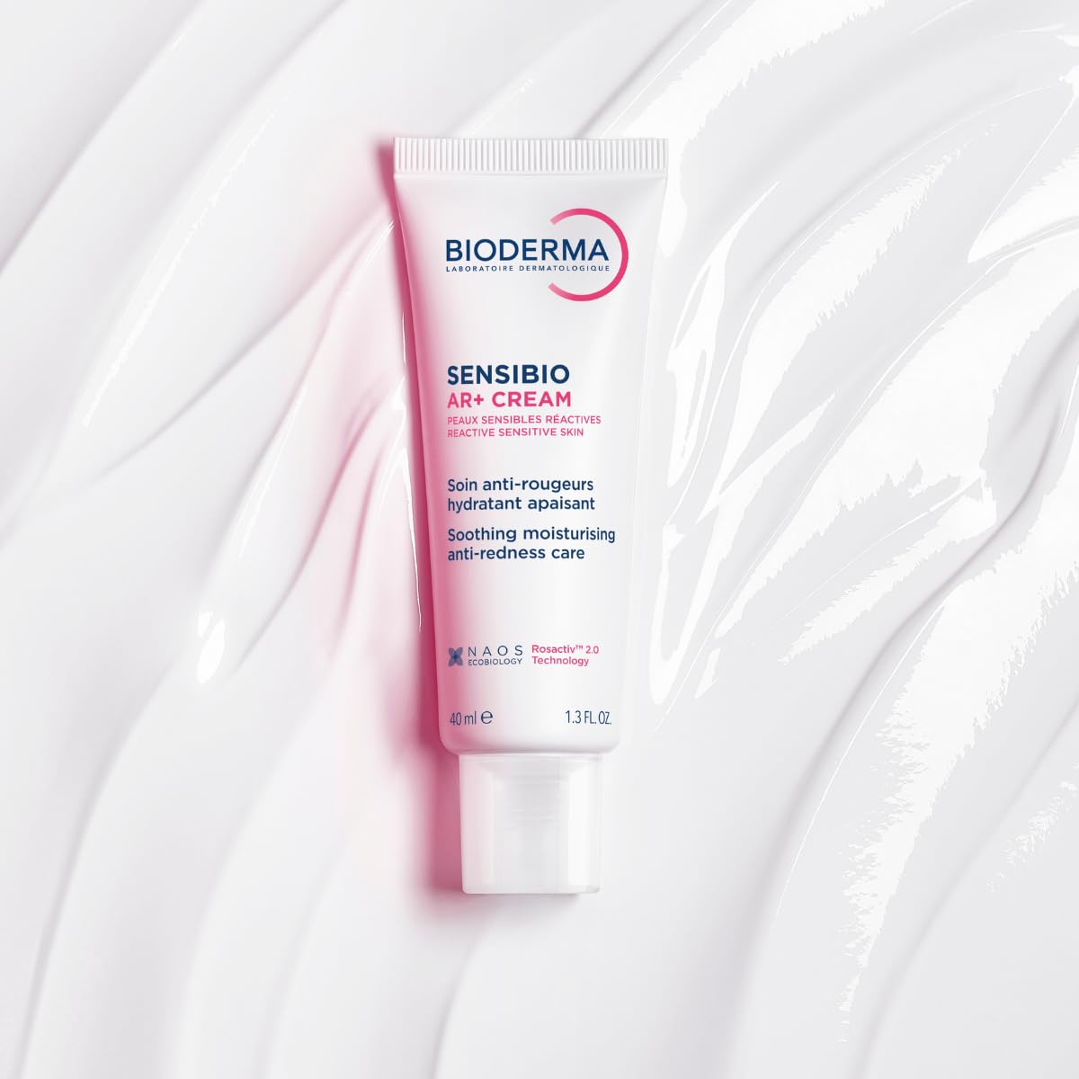 Bioderma Sensibio AR+ Cream, Facial Redness Relief Lotion for Sensitive Skin, Soothing and Moisturizing Care