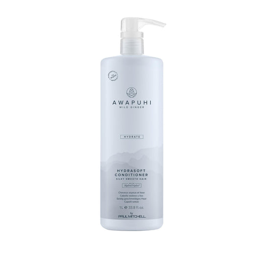 Awapuhi Wild Ginger by Paul Mitchell HydraSoft Conditioner, For Silky Smooth Hair, Ideal For All Hair Types, Especially Dry + Frizzy Hair