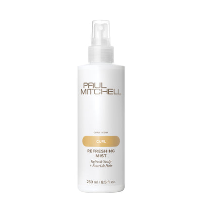Paul Mitchell Refreshing Mist, Refreshes Scalp + Nourishes, For Curly + Coily Hair, 8.5 fl. oz