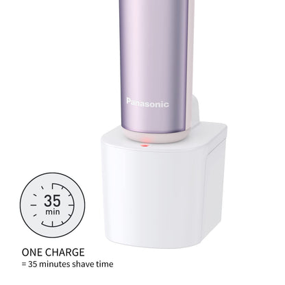 Panasonic Electric Shaver for Women, Cordless 4-Blade Shaver, Bikini Attachment, Pop-Up Trimmer, Wet Dry Operation, Electric Razors for Women - ES-AWL8AV (Purple)