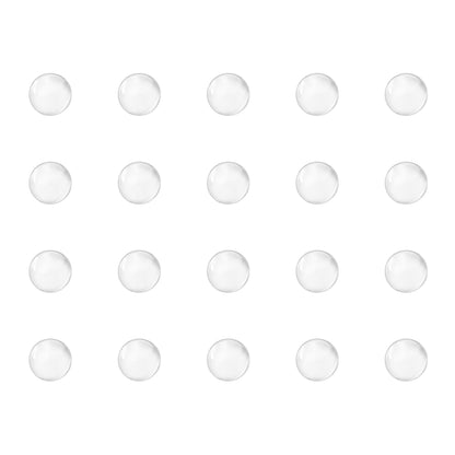 uxcell 3mm Solid Round Clear Glass Ball Boiling Stones Soda Lime Glass Beads 500pcs
