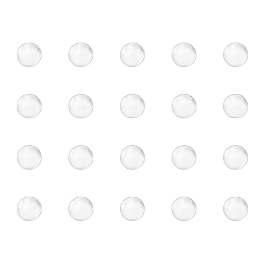 uxcell 3mm Solid Round Clear Glass Ball Boiling Stones Soda Lime Glass Beads 500pcs