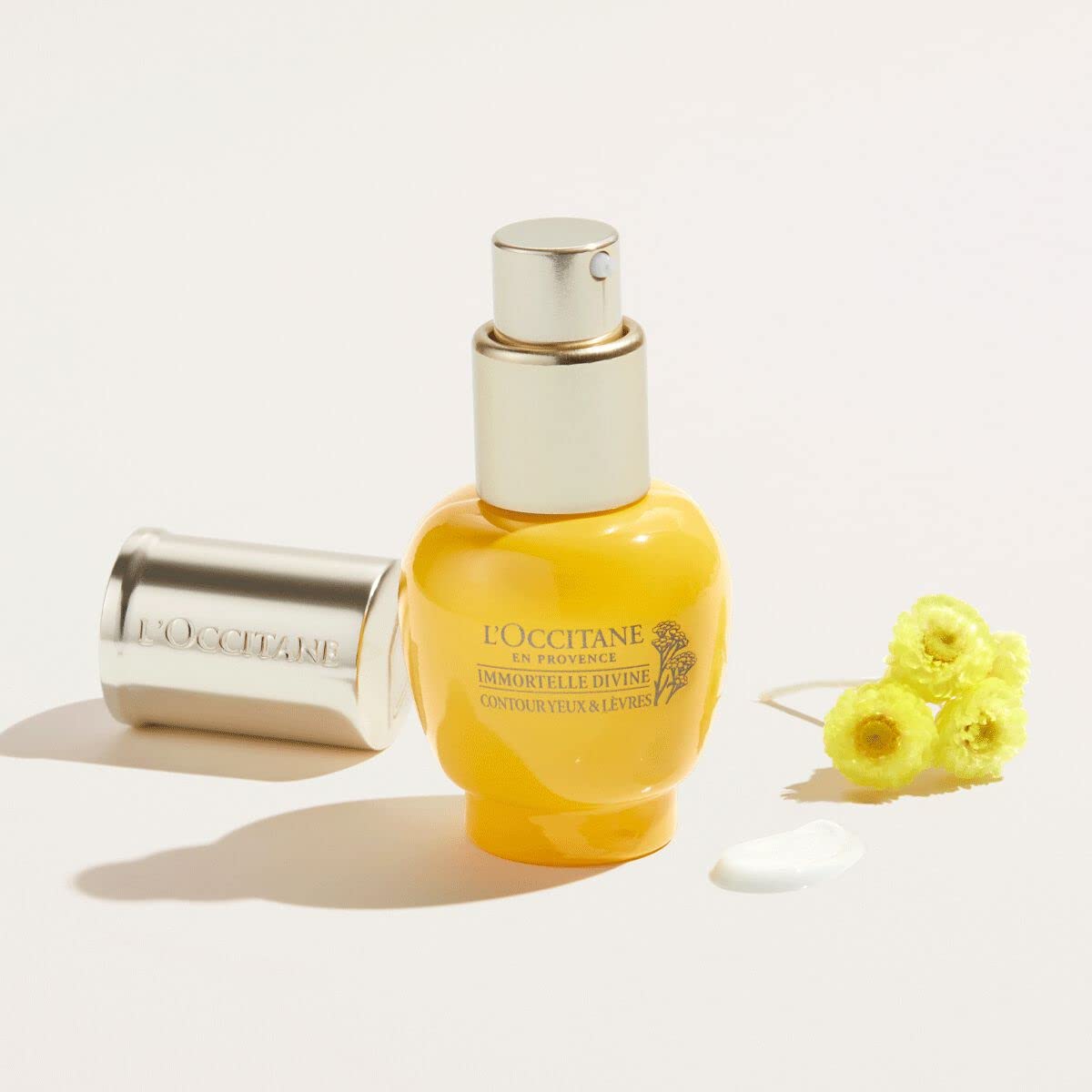 L'OCCITANE Divine Eye Cream to Help Reduce the Appearance of Dark Circles and Puffiness. 0.50 fl oz