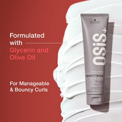 OSiS+ Bounty Balm - Rich Curl Cream for Frizz Control & Natural Texture