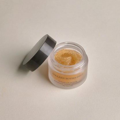 COLLEEN ROTHSCHILD Sugar Lip Scrub | Brown Sugar | Gently Exfoliates Dry Lips | Improves Texture | Nourishes & Protects (0.5 fl oz)