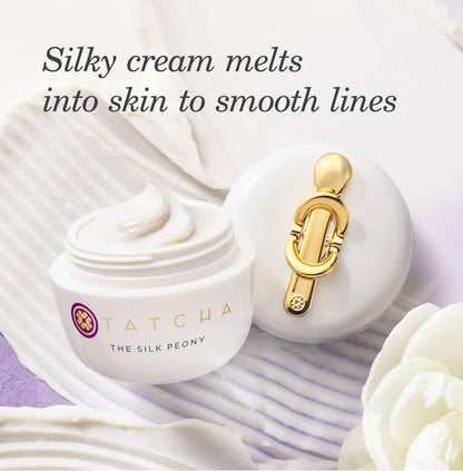 TATCHA The Silk Peony Melting Under Eye Cream | Hydration with Line-Smoothing Eye Cream for Wrinkles and Hydration | 15 ml / 0.5 oz