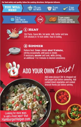 Tuna Helper Creamy Pasta Meal (5.5 oz) No Artificial Flavors, Ready in 3 Easy Steps, Quick Meals for Midweek Dinners, Busy Evenings & Families On-the-Go