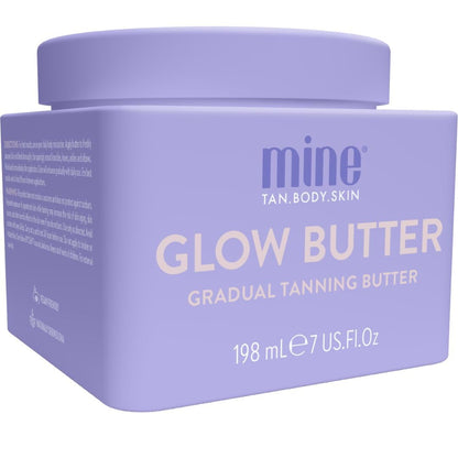 MineTan Self Tanner Body Lotion | Daily Gradual Butter - Best Moisturizing Untinted Sunless Tanning Cream To Build a Deep Dark Bronze Or Extend a Natural Golden Tan, No Fake Smell, 7 Fl Oz