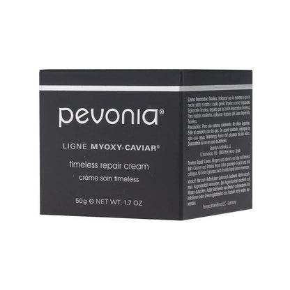 Pevonia Timeless Repair Cream - De-Aging Skin Cream for Face and Neck - Moisturizing Repair Lotion for Dehydrated Skin - Plant-Based & Caviar Facial Cream for Wrinkle Reduction - 1.7 Oz Container
