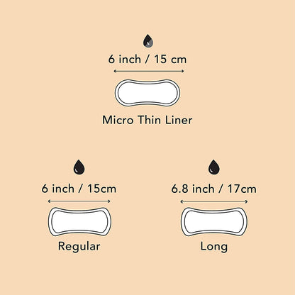 Rael Period Bundle - BPA-Free Slim Applicator Tampon (Regular & Super, 40 Count) & Organic Cotton Cover Panty Liners (Micro Thin, 140 Count)