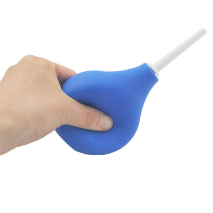 Anal Douche Enema Bulb Vaginal Douche Enema Cleaner for Women’s or Man’s Health -for Water or Coffee Colon Cleansing, Detox and Constipation (Blue, 7.4Ounce)