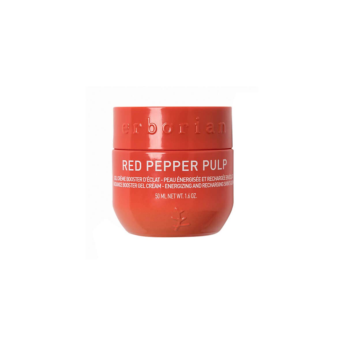 Erborian Red Pepper Pulp Hydrating & Energizing Gel - Facial Moisturizer for Brightened, Refreshed & Plumped Skin - Radiance Boosting Moisturizing Cream - Korean Skin Therapy