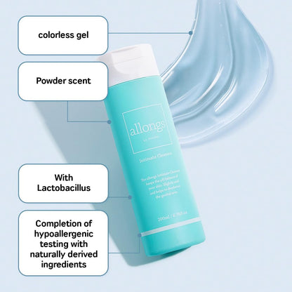 Allongs Feminine Wash for Women - pH Balanced Cleanser for Intimate Hygiene, Gentle & Natural Formula for Sensitive Skin, 6.76 fl oz