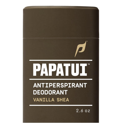 PAPATUI by Dwayne Johnson Triple Action Antiperspirant for Men | Sweat Control, Odor Neutralizer & Skin Nourishing | Vanilla Shea | 2.6 oz