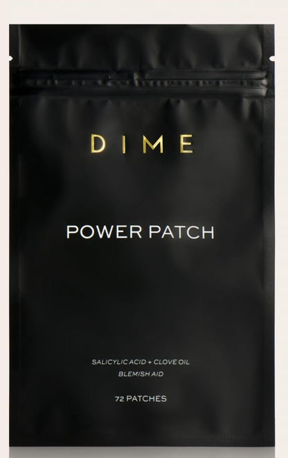 DIME Beauty Power Patch, 72 Count - Hydrocolloid Pimple Patches, Zit Spot and Blemish Aid with Salicylic Acid, Vitamin A, and Clove Oil