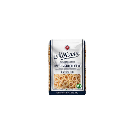 La Molisana Pasta, Anelli Siciliani, 1 Pound (Pack of 12)