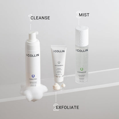 G.M. COLLIN Phytoaromatic Gommage | Exfoliating Facial Scrub with Rice Powder and Jojoba | Refines Skin Texture & Revitalizes | Soothes