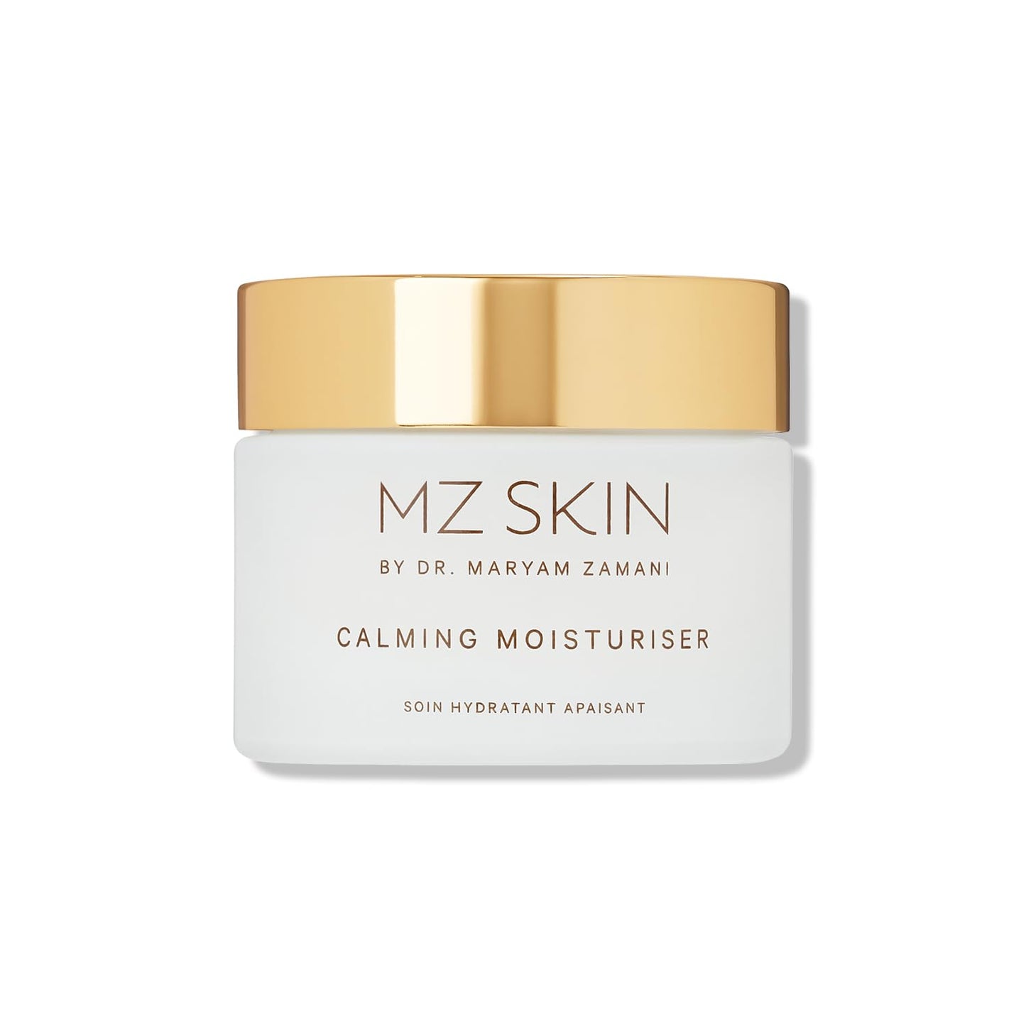 MZ SKIN Calming Moisturizer 1.69 fl oz - Prebiotic-Enhanced Daily Hydrating, Soothing Face Cream with Squalane & Centella Asiatica Cica for Sensitive Redness Prone Skin, Fragrance Free