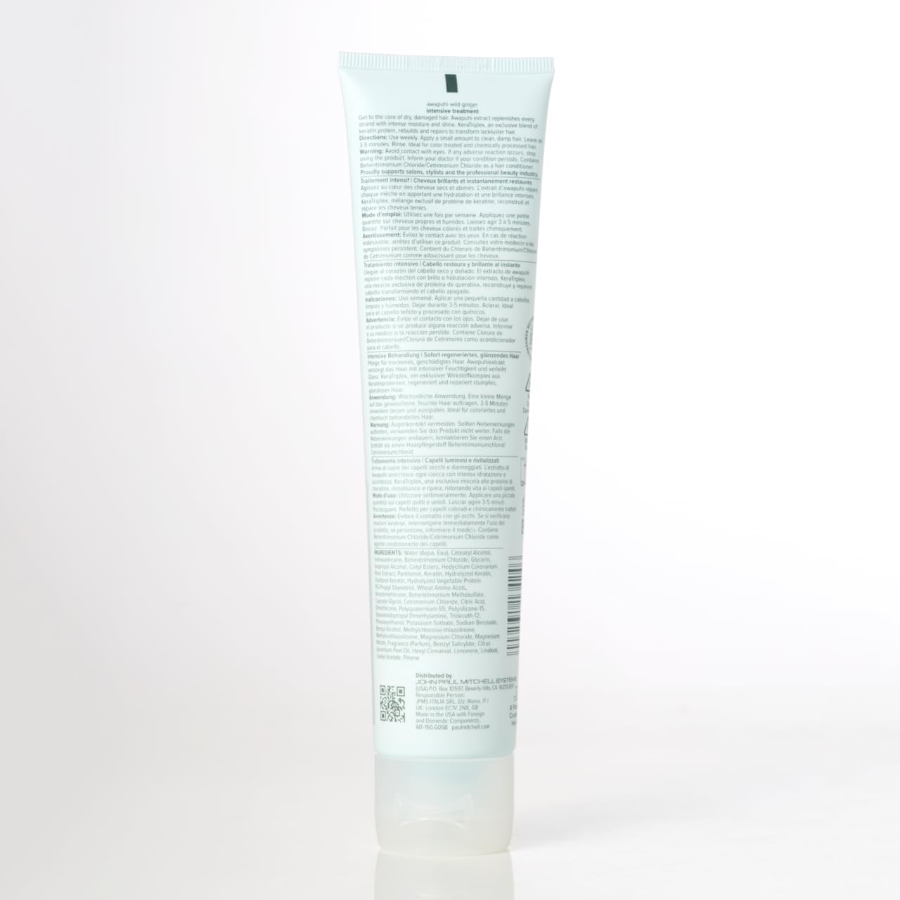 Awapuhi Wild Ginger by Paul Mitchell Intensive Treatment, Rebuilds + Repairs, For Dry, Damaged + Color-Treated Hair