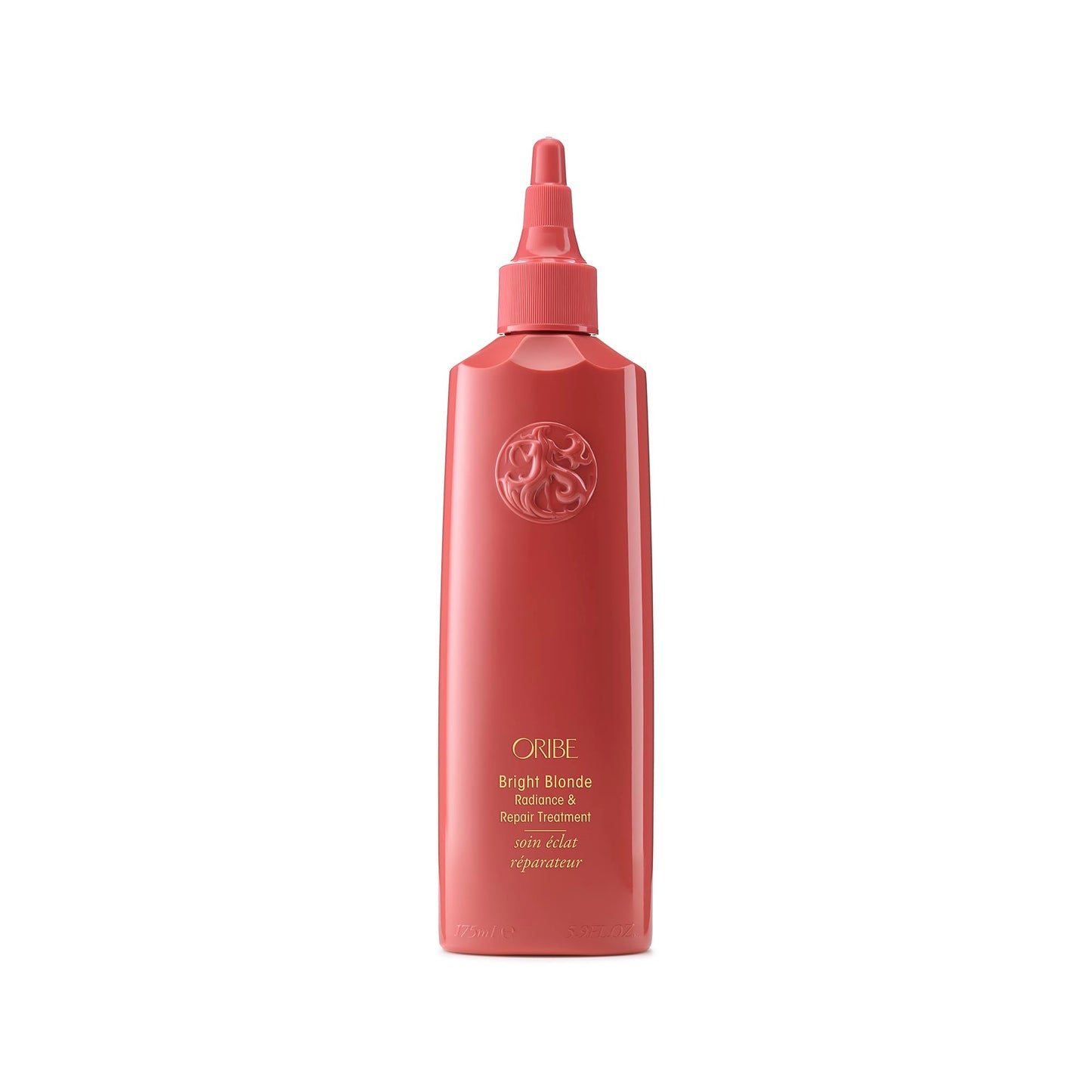 Oribe Bright Blonde Radiance & Repair Treatment - Purple Toning Restorative Hair Treatment Brightens, Strengthens & Repairs Color-Treated Blonde Hair - Tones Brassiness - 5.9 oz
