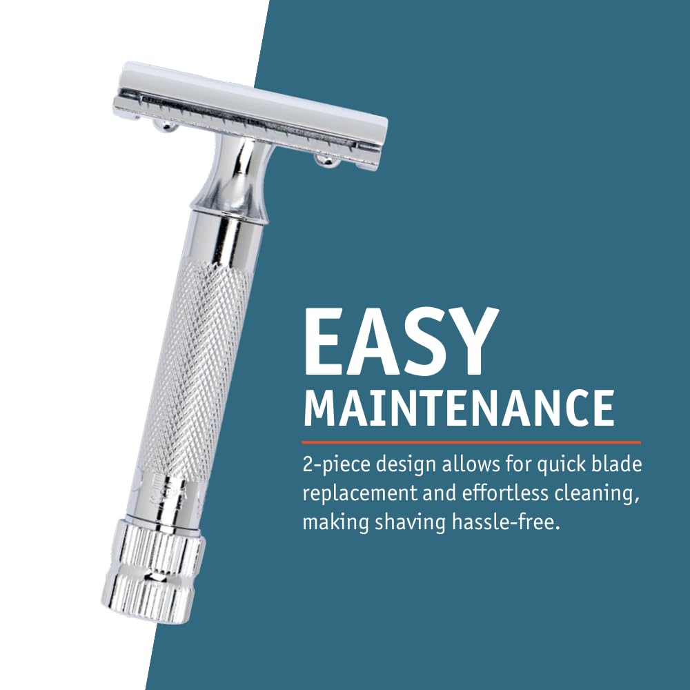 MERKUR MERKUR Short Handle Safety Razor with 10 blades
