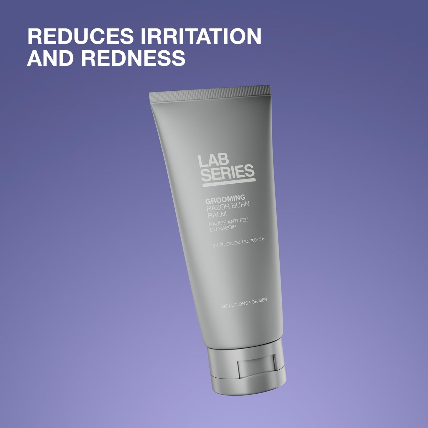 Lab Series Men's Grooming Razor Burn Balm After Shave Lotion - Hydrates & Soothes Skin - Skin Care for Men, 3.4 Ounce