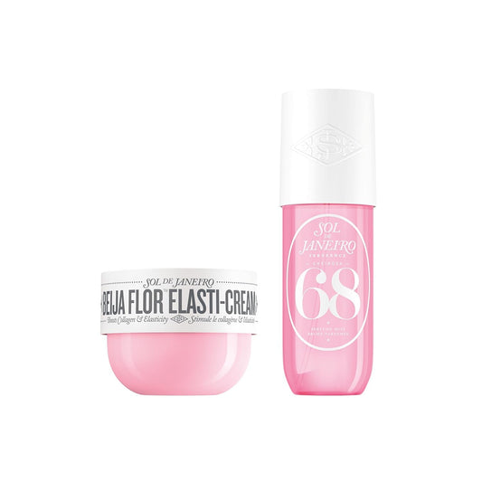 Sol de Janeiro Collagen Boosting Beija Flor Elasti-Cream & Cheirosa 68 Hair and Body Fragrance Mist Duo 8.1 fl oz.