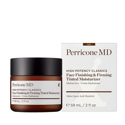 Perricone MD High Potency Classics Face Finishing & Firming Tinted Moisturizer for Face - Mineral Sunscreen with SPF 30 - Lightweight, Fast-Absorbing, Oil-Free - Minimizes Wrinkles - Vegan - 2 fl oz