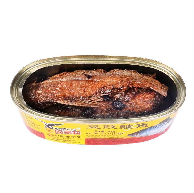 Eagle-Coin 6 Pack Dace (Fried & Whole) w/Salted Black Bean in Oil 6.5 oz