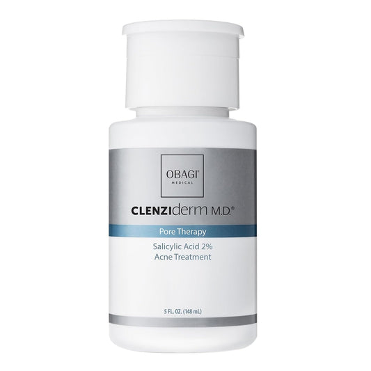 Obagi CLENZIderm M.D. Pore Therapy Exfoliating BHA Toner - Unclogs Pores with 2% Salicylic Acid Acne Treatment – 5 oz