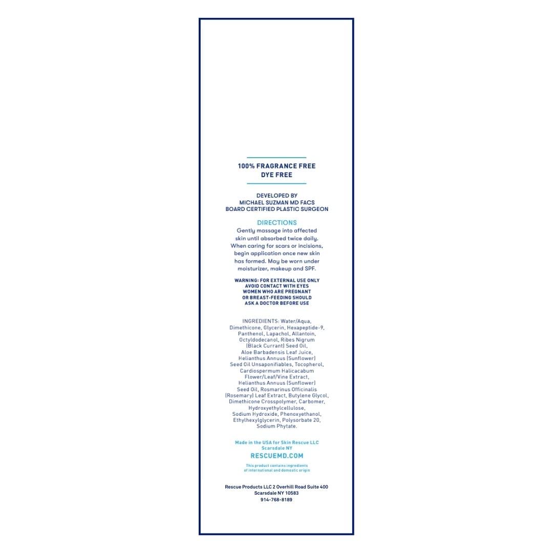 RescueMD DNA Repair Complex PRO Scar Treatment Serum, Post-Procedure and Skin Damage Solution, 120ml