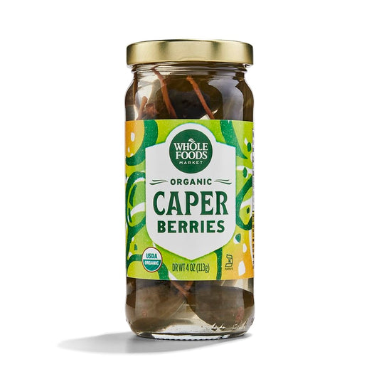 Whole Foods Market, Organic Caper Berries, 4 Ounce