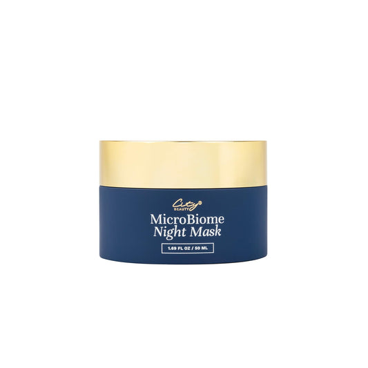 City Beauty MicroBiome Night Mask - Nourishing Overnight Face Mask - Prebiotic & Probiotic Blend - Solution for Dull, Uneven Skin Tone, Large Pores, & Wrinkles - Anti-Aging Cruelty-Free Skin Care