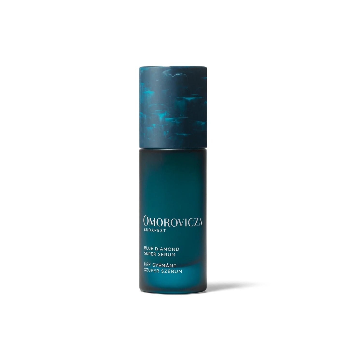 Omorovicza Blue Diamond Super Serum (1.0 oz), Anti-Aging Face Serum with Diamond Peptides, Hollyhock Stem Cells & Tetrapeptides to Boost Skin Longevity & Visibly Lift