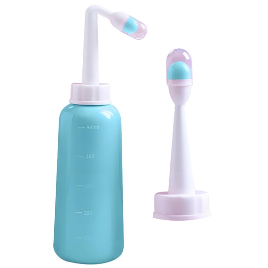 500ml/17oz Internal Cleaning External Cleaning Premium Peri Bottle for Postpartum Care Upside Down Peri Bottle, Portable Bidet for Perineal Recovery and Cleansing Birth