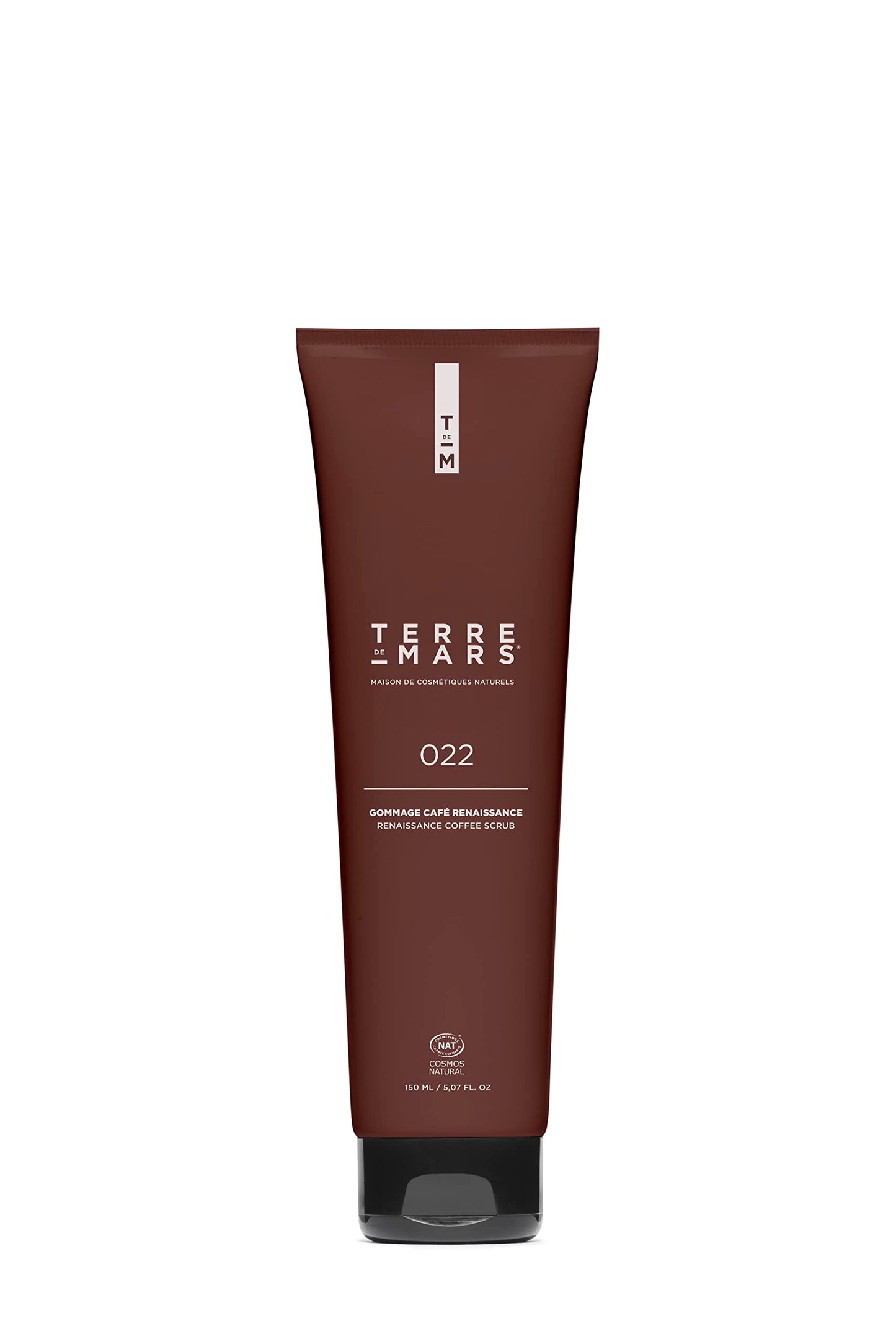 TERRE DE MARS Renaissance Coffee scrub Paste, Cosmos Natural Certified, Infused With Coffee Powder, Bamboo Stem and Argon, Revitalizes, Exfoliates and Hydrate For Silky Soft Skin, 150ml