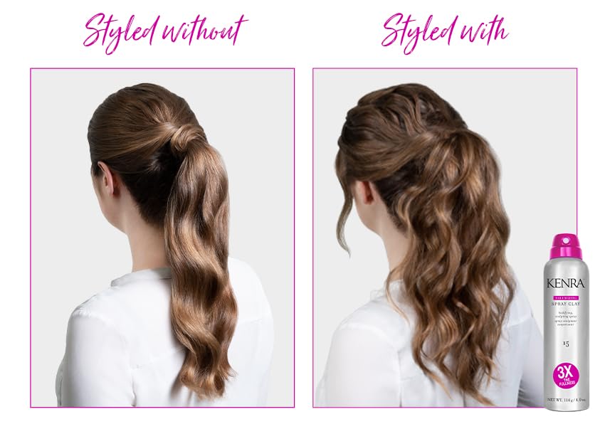 Kenra Volumizing Spray Clay 15 | Bodifying, Fullness Spray | 3X The Fullness | Medium Hold | Provides Texture & Volume With A Long-Lasting Finish | All Hair Types