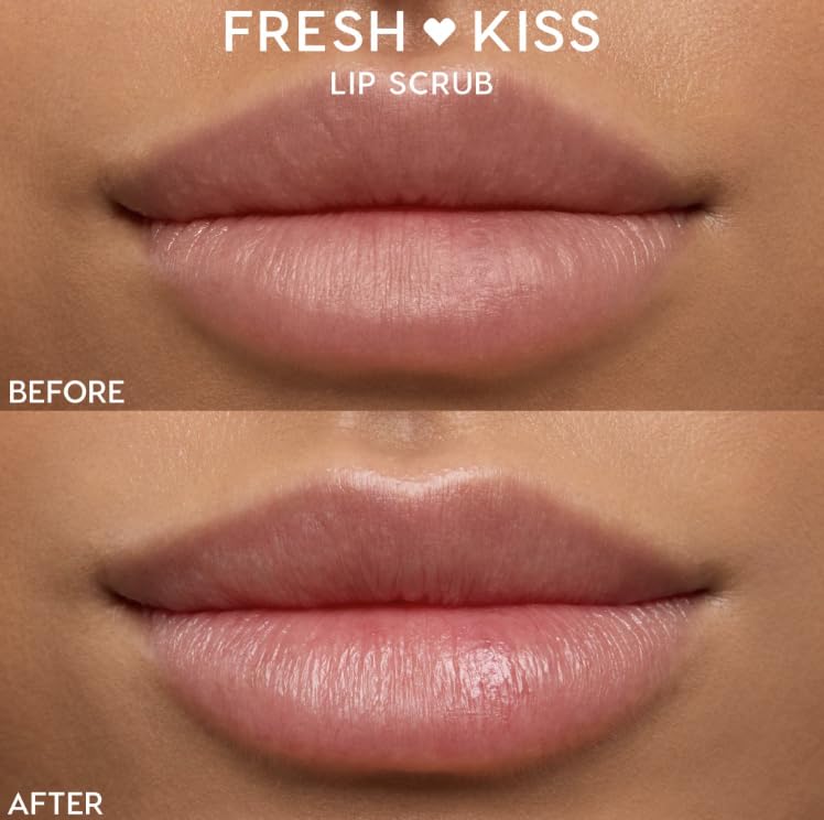 ColourPop Fresh Kiss Exfoliating Lip Scrub - Nourishing Lip Exfoliator to Gently Buff & Soften Skin - Enriched with Cocoa & Shea Butter to Lock in Moisture - Vanilla Cake (0.37 oz)
