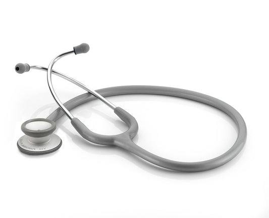 ADC Adscope Lite 619 Ultra Lightweight Clinician Stethoscope with Tuneable AFD Technology, 31 inch Length, Gray