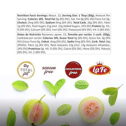 La Fe Guava Paste 14.1oz - 3 Pack - Authentic Goiabada Brasileira - Guava Jelly for Baking - Gluten Free