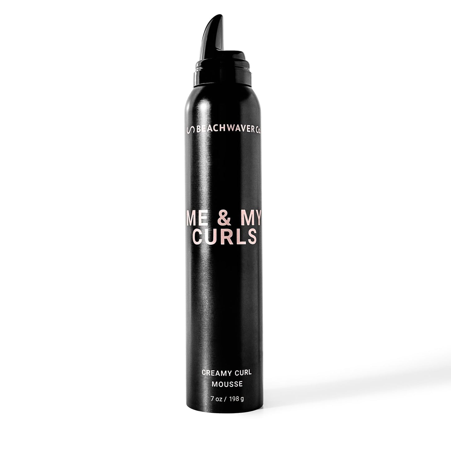 The Beachwaver Co. Me & My Curls Creamy Curl Mousse - Full Size (7 Oz) | Lightweight, Creamy Vegan Mousse For Curls, Coils, and Waves - Defines Natural Texture and Enhances Shine | Bondi Beach Day