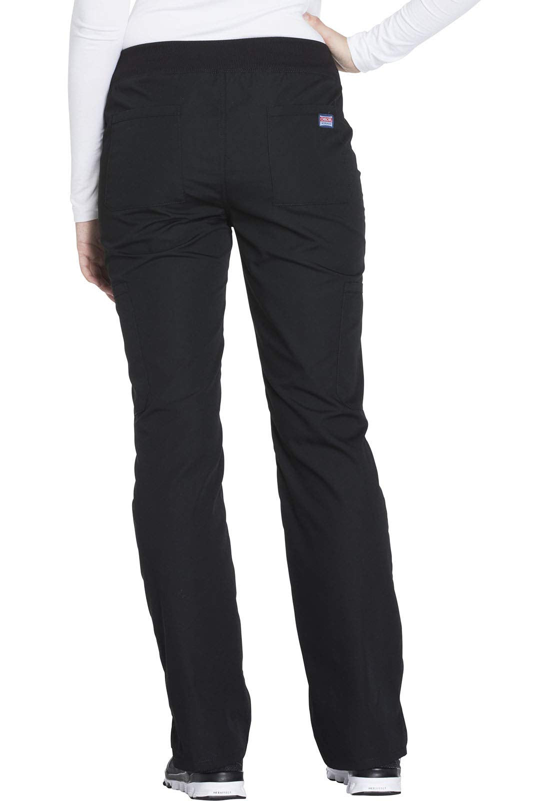 Workwear Originals Women Scrubs Pant Mid Rise Straight Leg Pull-on Cargo WW210