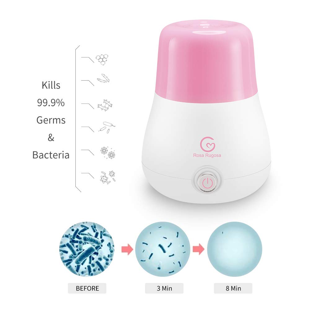 ROSA RUGOSA Menstrual Cups + Steamer Bundle - All You Need to Start Your Menstrual Cup Journey! - Feminine Hygiene - Leak-Free - up to 99.9%