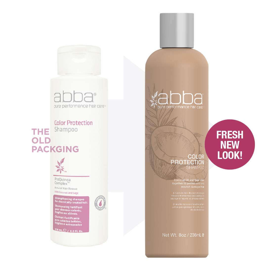 ABBA - Pure Color Protection Shampoo - Coconut Oil & Sage