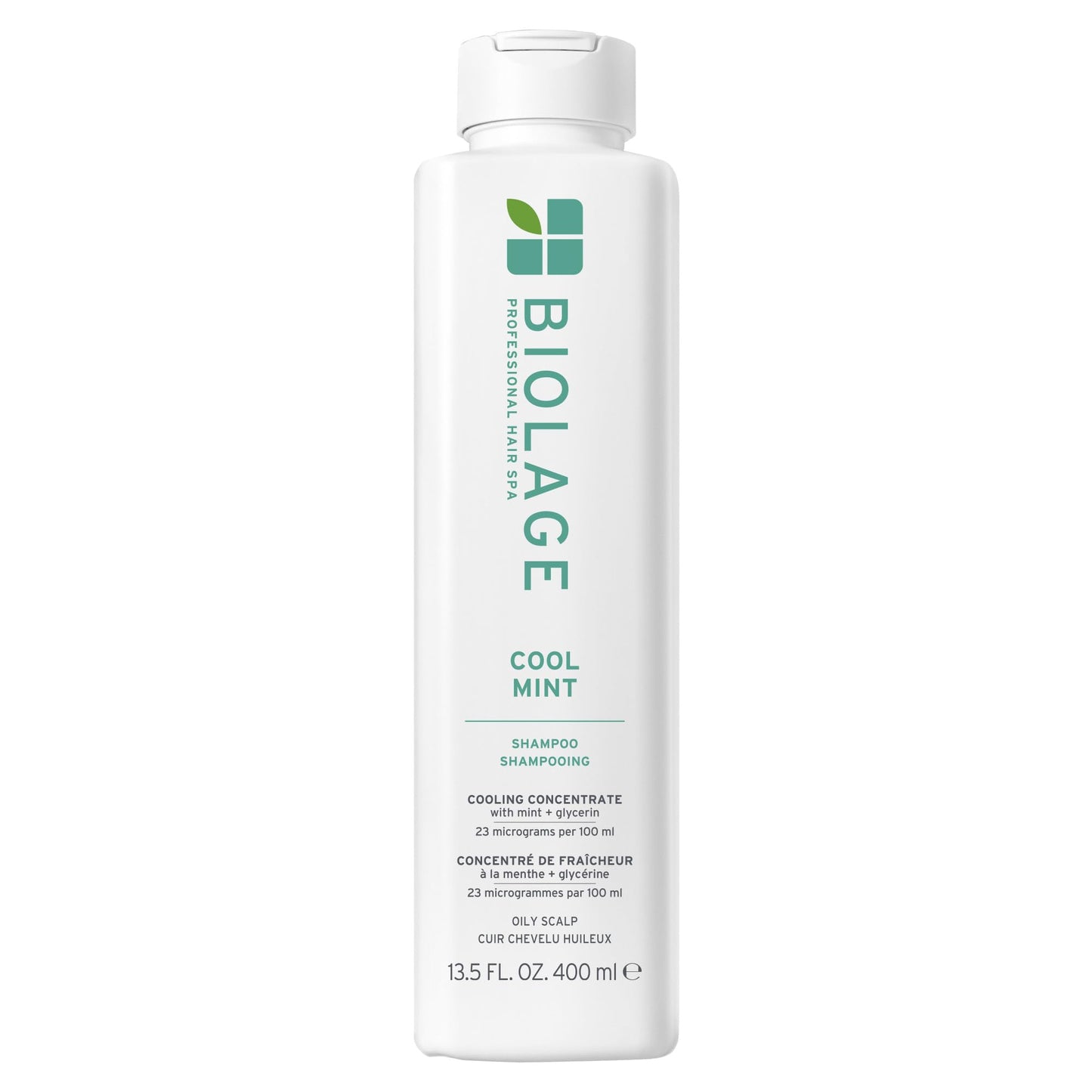 Biolage Cool Mint Shampoo - Balancing Shampoo for Oily Scalp, Gently Cleanses, Refreshes & Helps Balance, Mint & Glycerin, Vegan & Paraben-Free