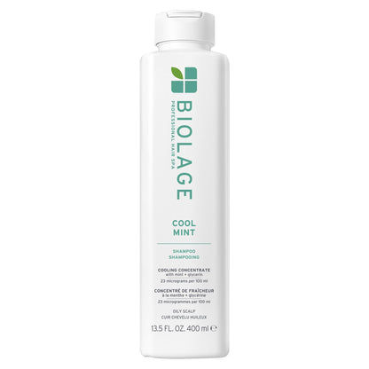 Biolage Cool Mint Shampoo - Balancing Shampoo for Oily Scalp, Gently Cleanses, Refreshes & Helps Balance, Mint & Glycerin, Vegan & Paraben-Free