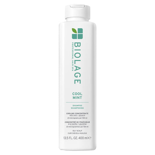 Biolage Cool Mint Shampoo - Balancing Shampoo for Oily Scalp, Gently Cleanses, Refreshes & Helps Balance, Mint & Glycerin, Vegan & Paraben-Free