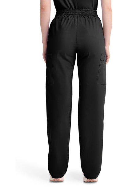 Dickies EDS Signature Scrubs for Women, Elastic Waist Pull-On Cargo Pants for Women in Soft Brushed Poplin - 86106