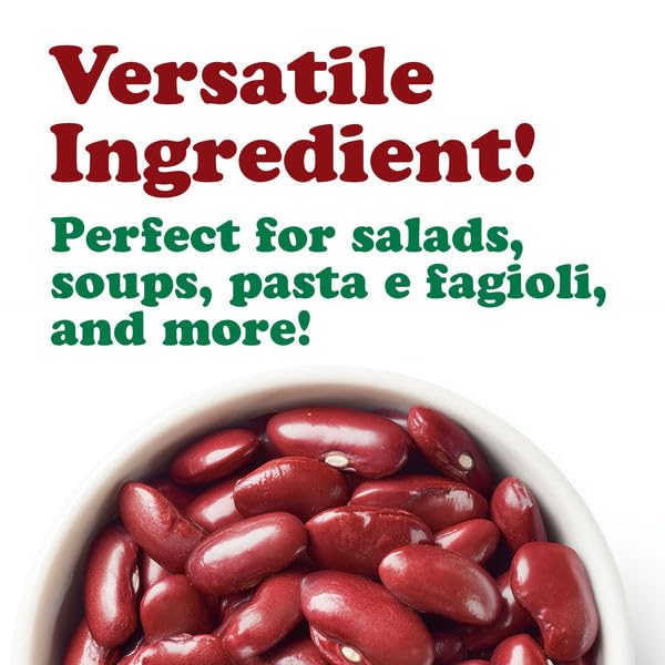 Food to Live Organic Italian Red Kidney Beans, 14 oz (Pack of 2) – Unsalted, Non-GMO, Vegan. Ready to Eat. Perfect for Salads, Soups, Pasta e Fagioli. Wholesale